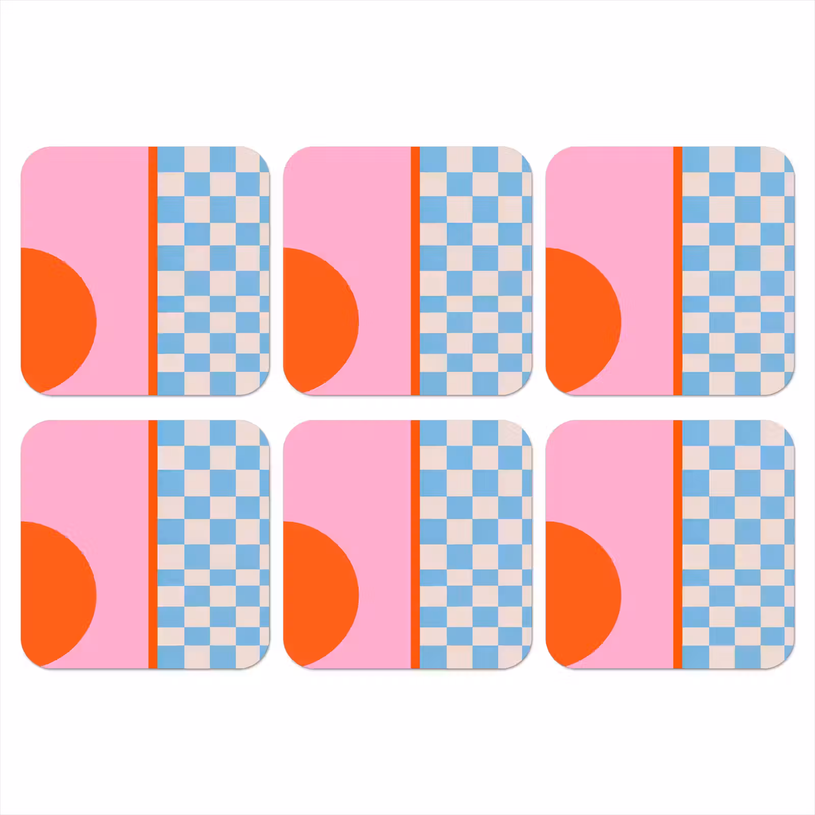 Onderzetter - Abstract - Vormen - Geometrisch - Modern - Kleurrijk — 1