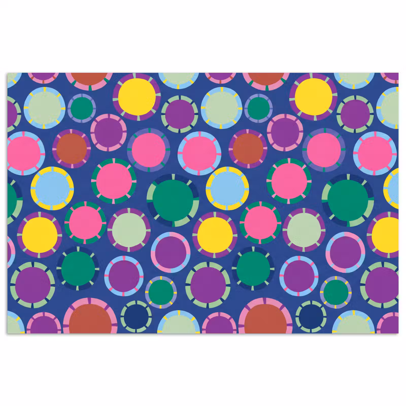 Poster - Patroon - Cirkels - Abstract - Kleurrijk — 1