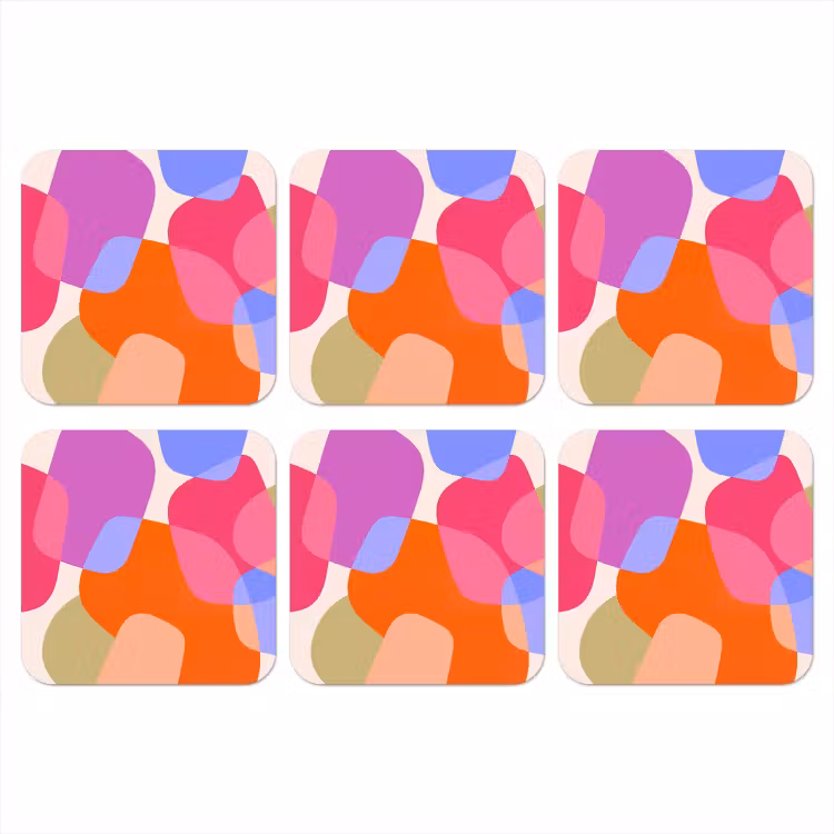 Onderzetter - Abstract - Vormen - Modern - Kleurrijk — 1