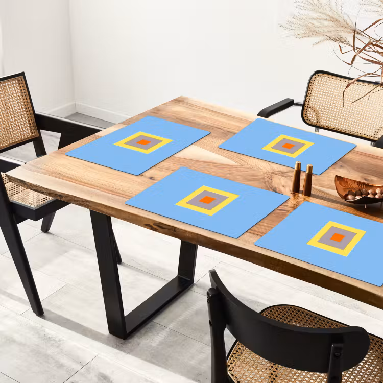 Placemat - 6 stuks - Abstract - Geometrisch - Kleurrijk - Modern - Vormen — 5