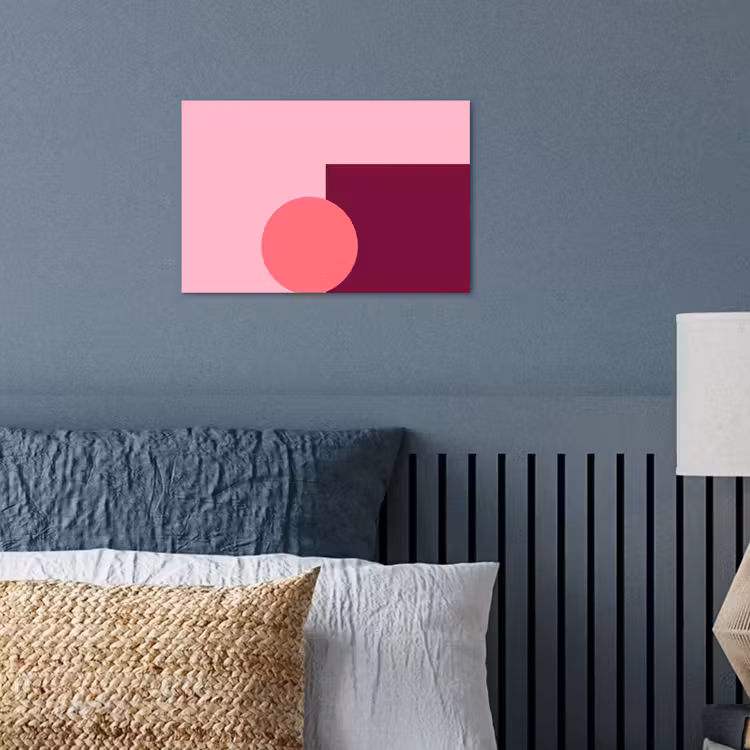 Poster - Abstract - Vormen - Roze - Modern - Design — 3