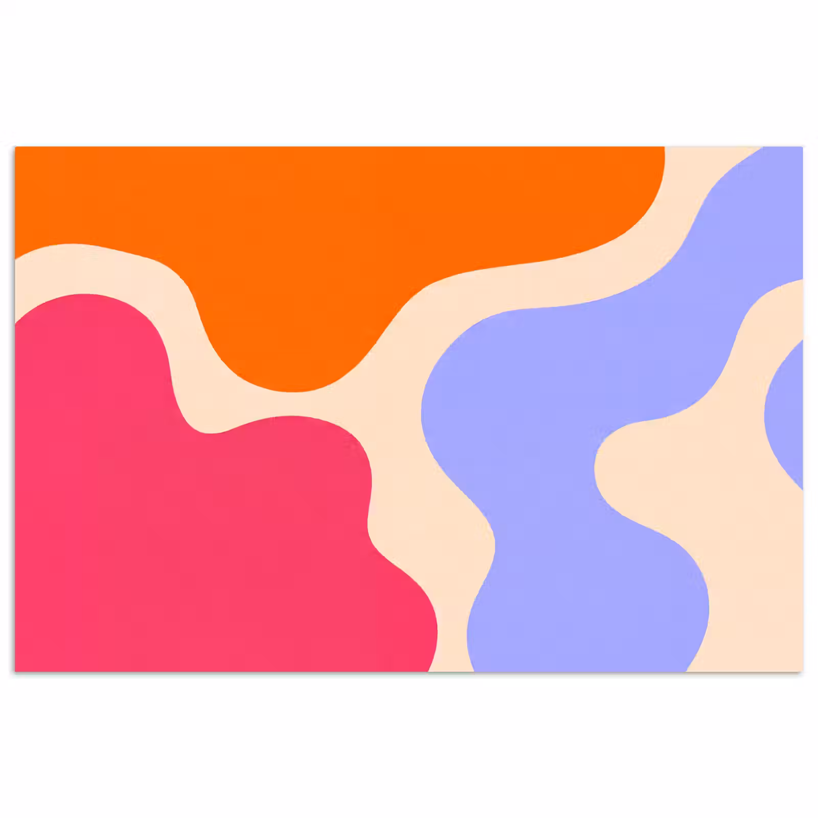 Poster - Abstract - Organische vormen - Design - Modern - Kleurrijk — 1