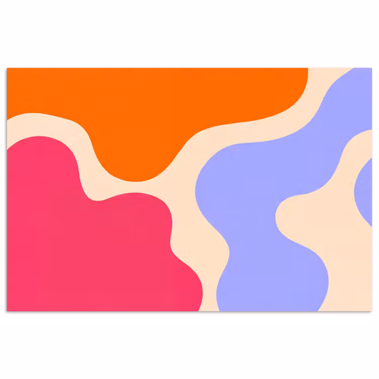 Poster - Abstract - Organische vormen - Design - Modern - Kleurrijk — 1
