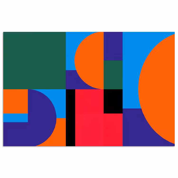 Poster - Geometrisch - Abstract - Vormen - Kleurrijk - Modern — 1