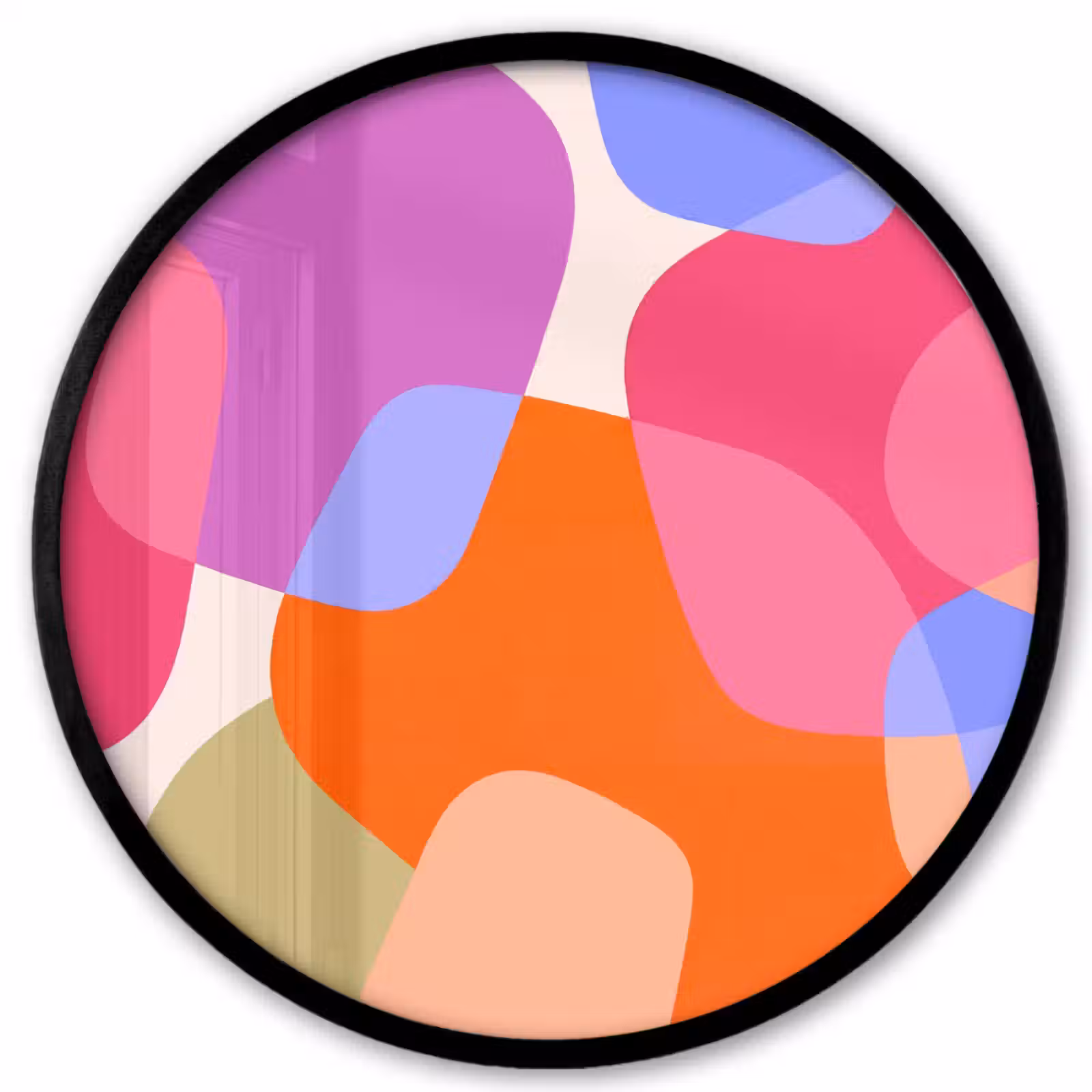 Ronde fotolijst - Abstract - Vormen - Modern - Kleurrijk — 1