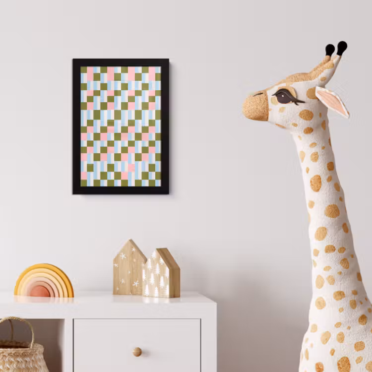 Poster met lijst - Patroon - Geometrisch - Abstract - Kleurrijk - Modern — 5