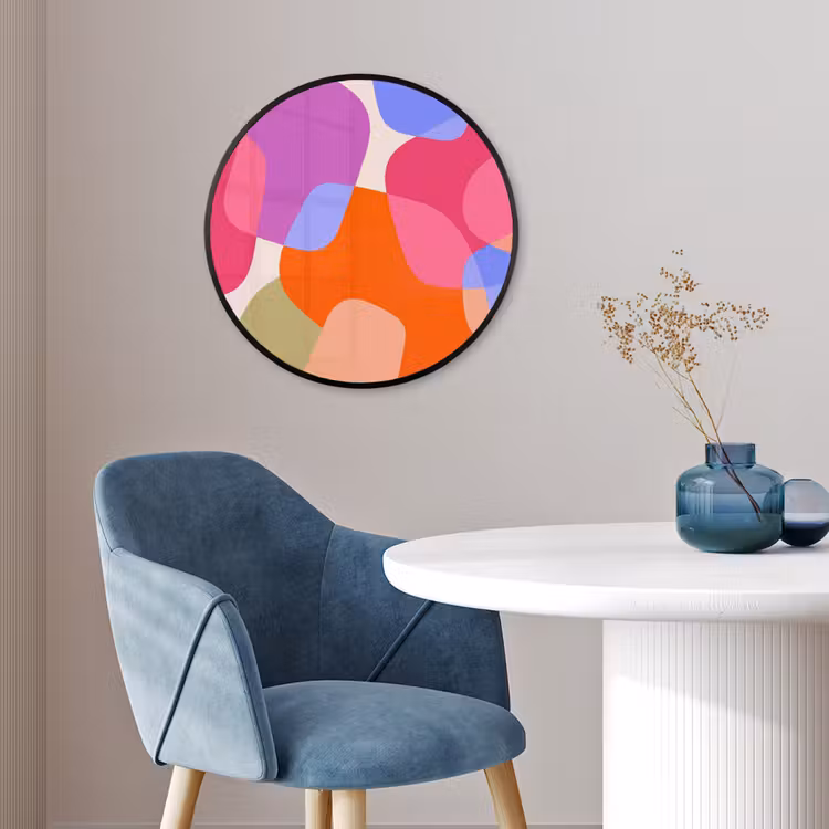 Ronde fotolijst - Abstract - Vormen - Modern - Kleurrijk — 4