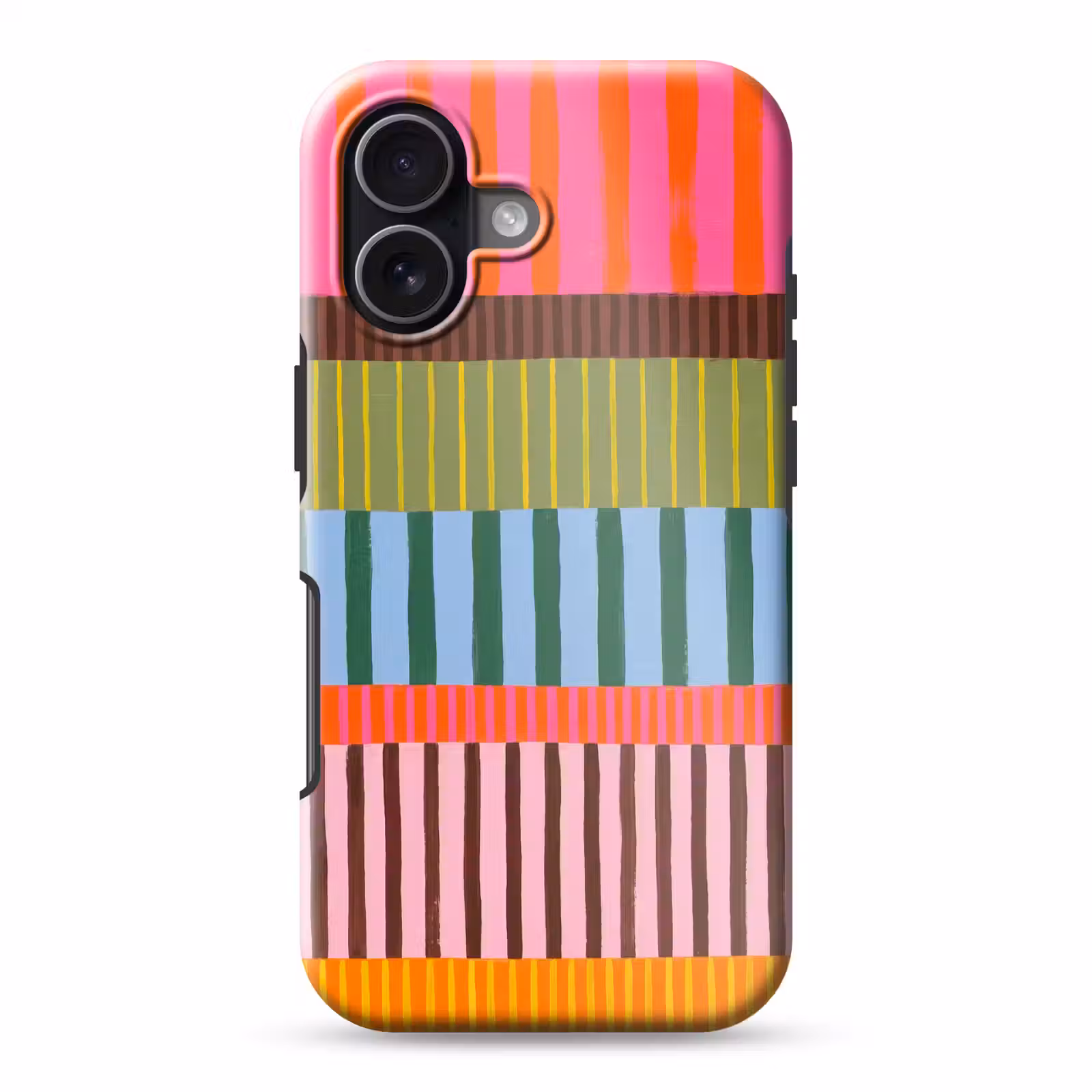 Telefoonhoesje Toughcase - Abstract - Strepen - Modern - Kleurrijk - Kunst — 1