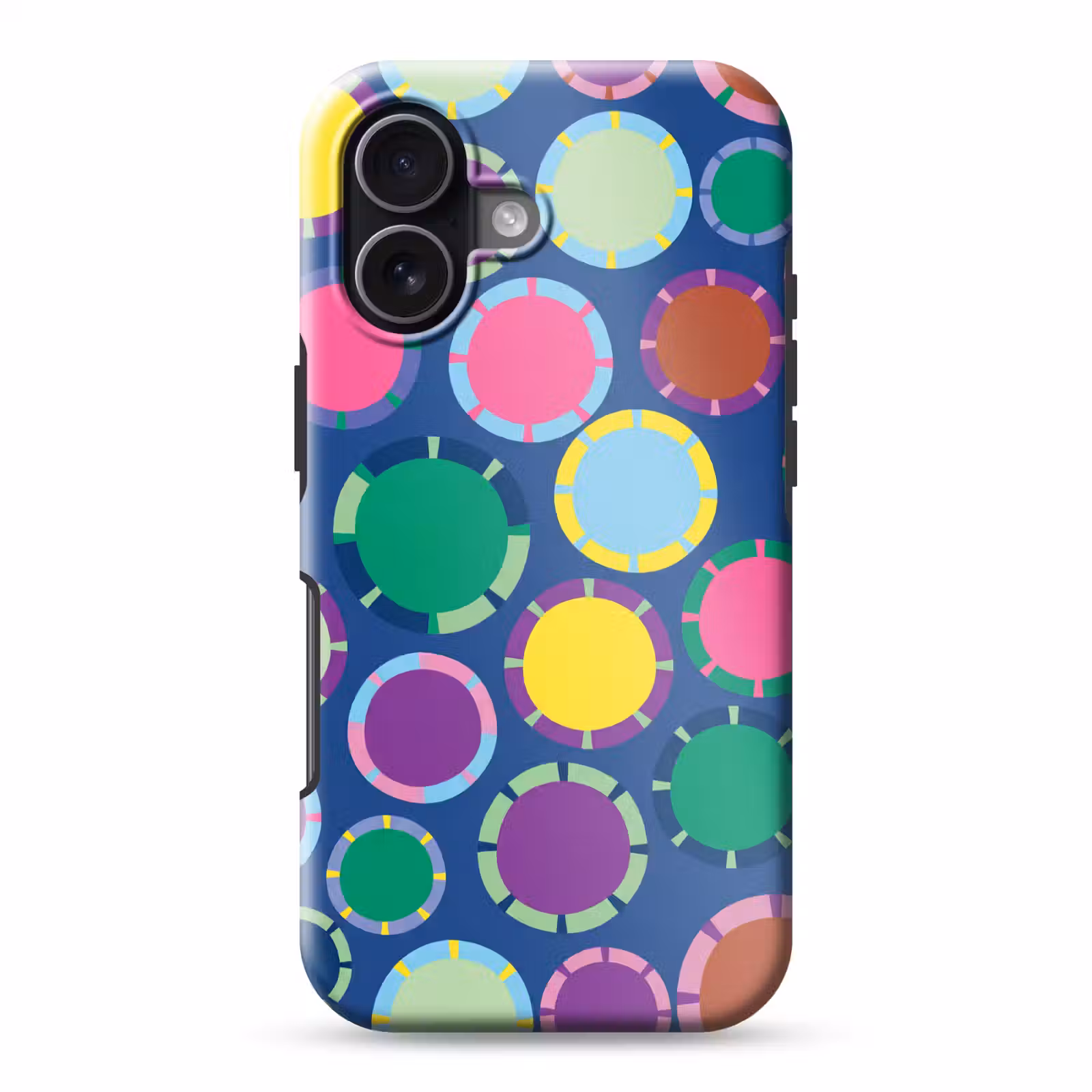 Telefoonhoesje Toughcase - Patroon - Cirkels - Abstract - Kleurrijk — 1