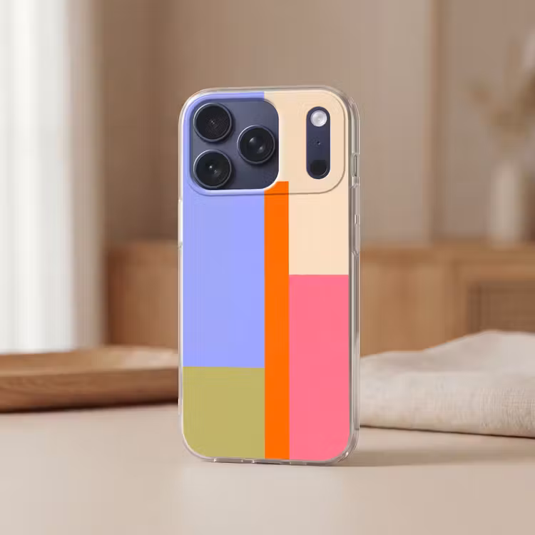 Telefoonhoesje - Abstract - Geometrie - Kunst - Modern - Kleurrijk — 3