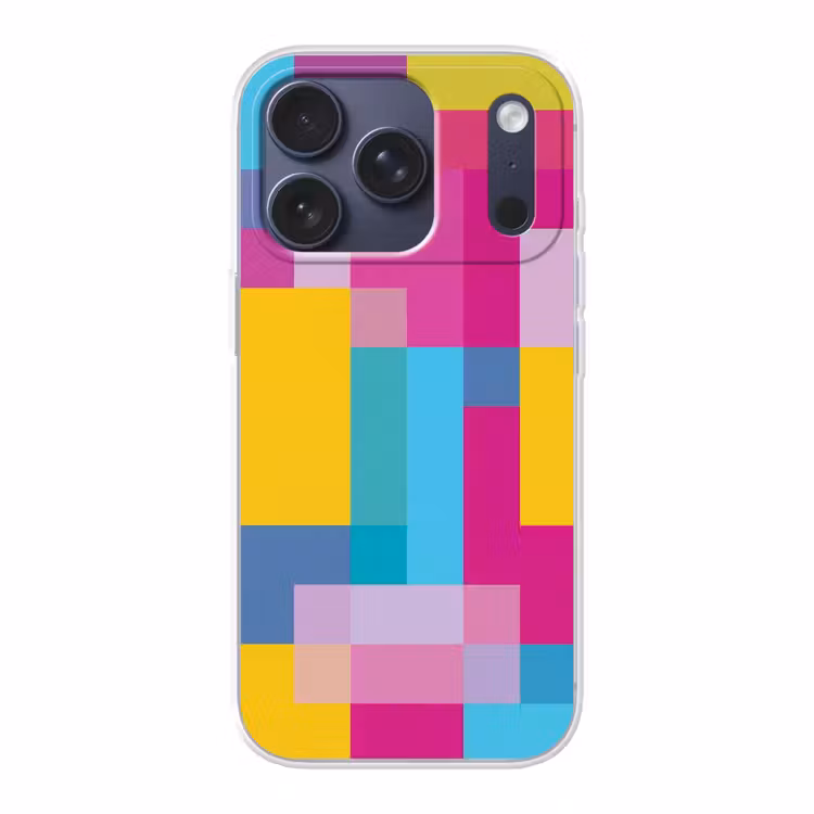 Telefoonhoesje - Abstract - Geometrisch - Kunst - Kleurrijk - Modern — 1