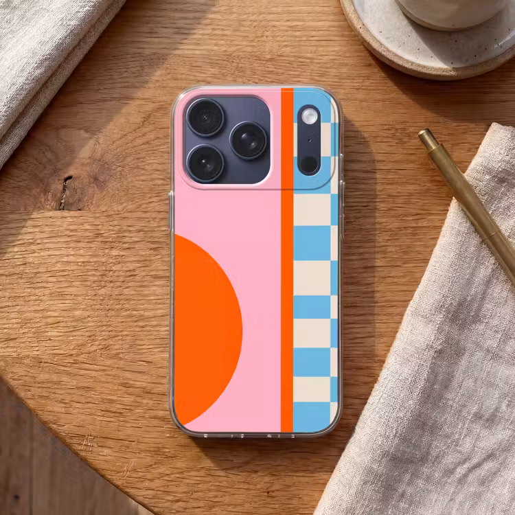 Telefoonhoesje - Abstract - Vormen - Geometrisch - Modern - Kleurrijk — 2