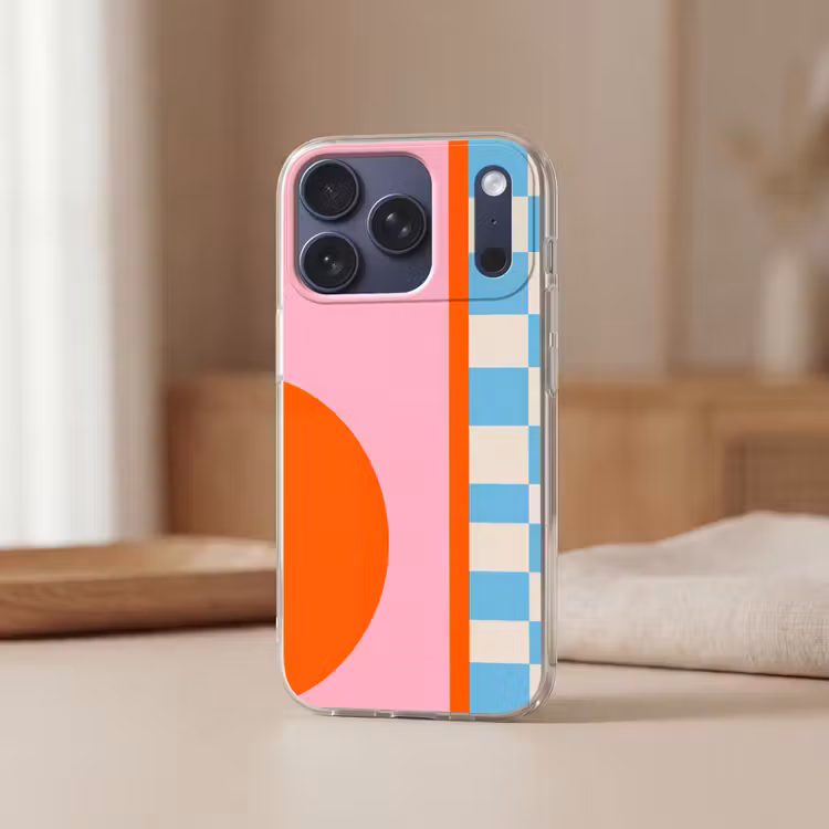 Telefoonhoesje - Abstract - Vormen - Geometrisch - Modern - Kleurrijk — 3
