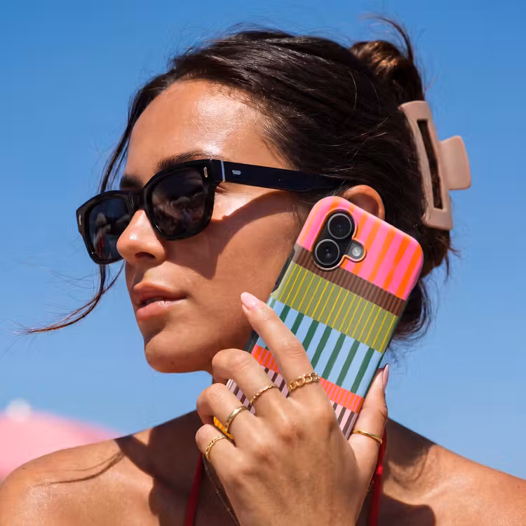 Telefoonhoesje Toughcase - Abstract - Strepen - Modern - Kleurrijk - Kunst — 6
