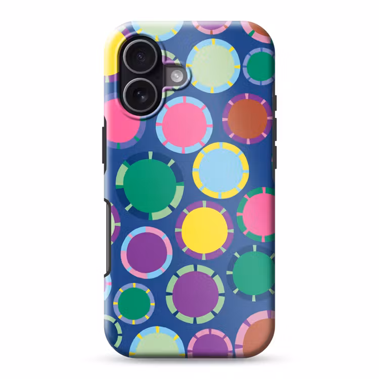 Telefoonhoesje Toughcase - Patroon - Cirkels - Abstract - Kleurrijk — 1