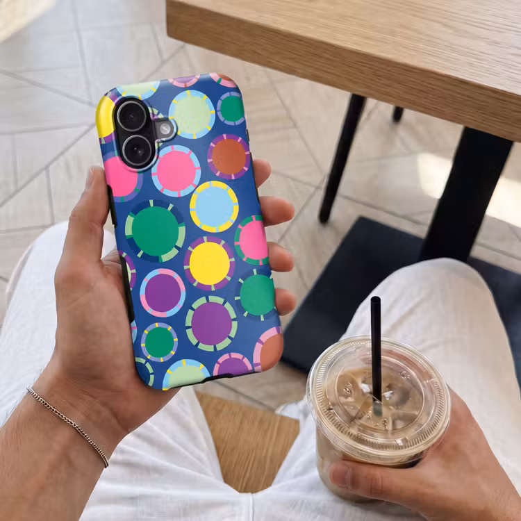 Telefoonhoesje Toughcase - Patroon - Cirkels - Abstract - Kleurrijk — 4