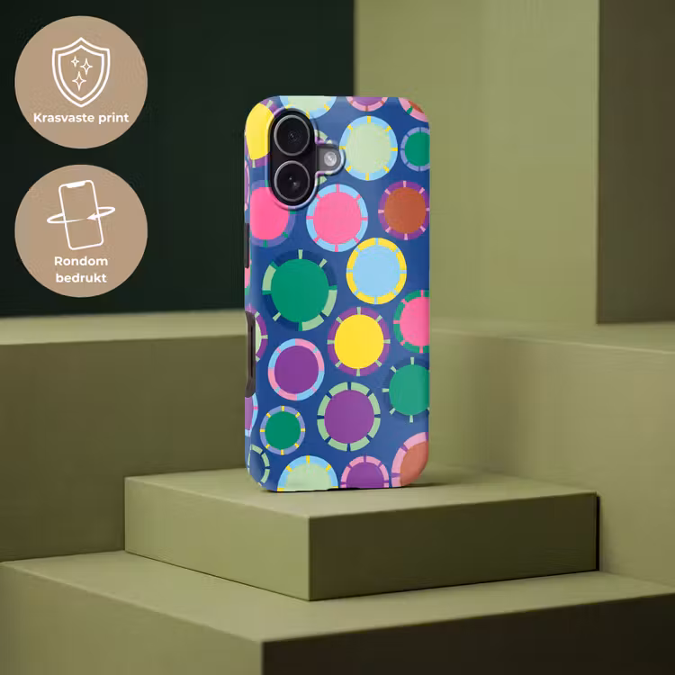 Telefoonhoesje Toughcase - Patroon - Cirkels - Abstract - Kleurrijk — 7