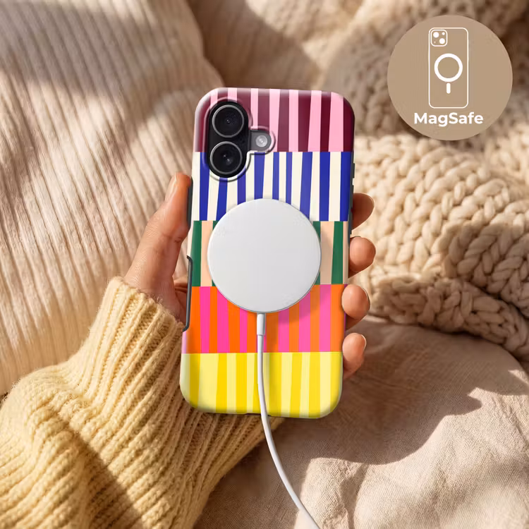 Telefoonhoesje Toughcase - Patroon - Strepen - Abstract - Modern - Kleurrijk — 8