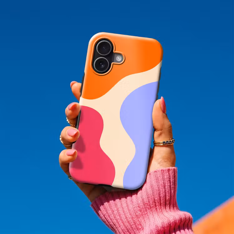 Telefoonhoesje Toughcase - Abstract - Organische vormen - Design - Modern - Kleurrijk — 2