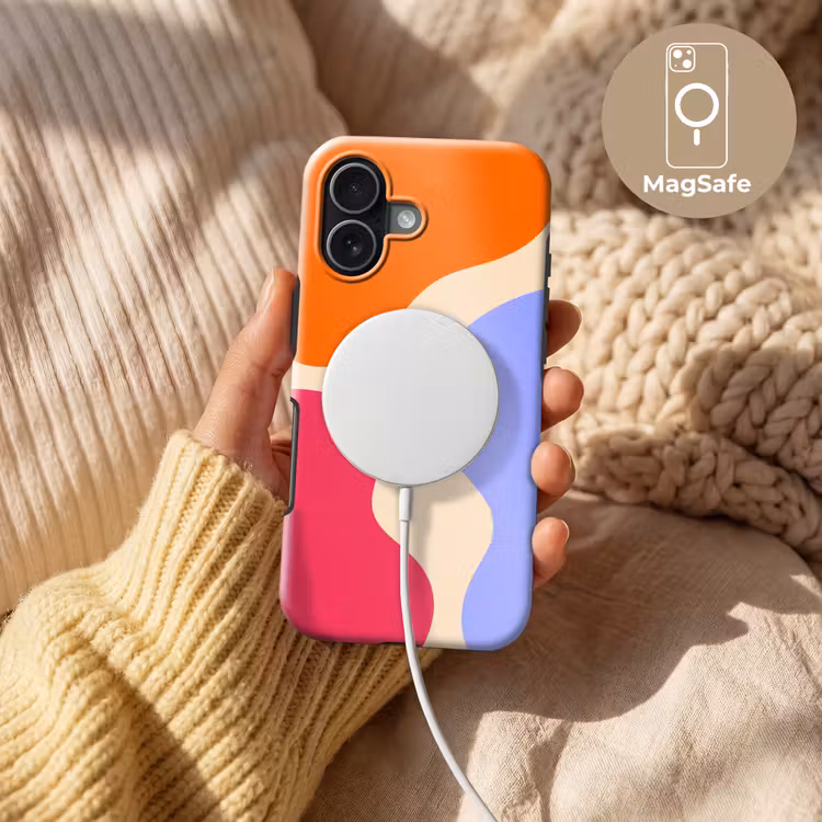 Telefoonhoesje Toughcase - Abstract - Organische vormen - Design - Modern - Kleurrijk — 8