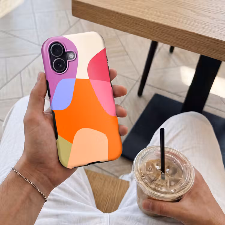 Telefoonhoesje Toughcase - Abstract - Vormen - Modern - Kleurrijk — 4