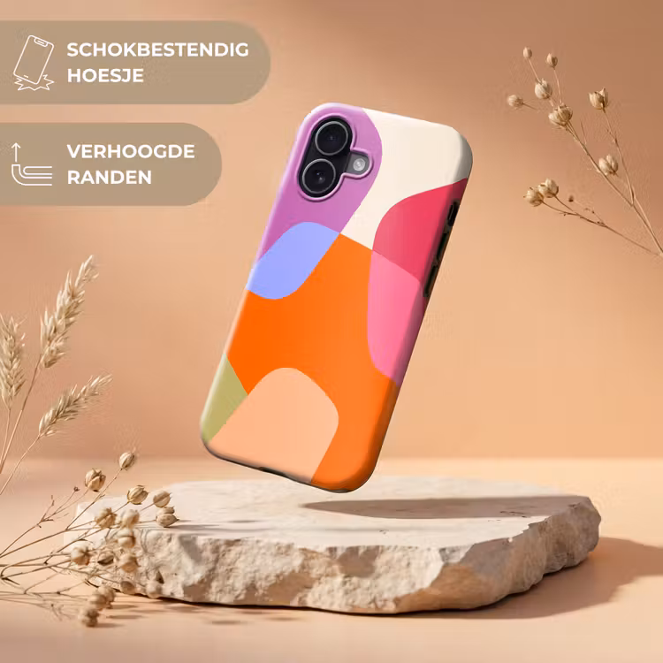Telefoonhoesje Toughcase - Abstract - Vormen - Modern - Kleurrijk — 5
