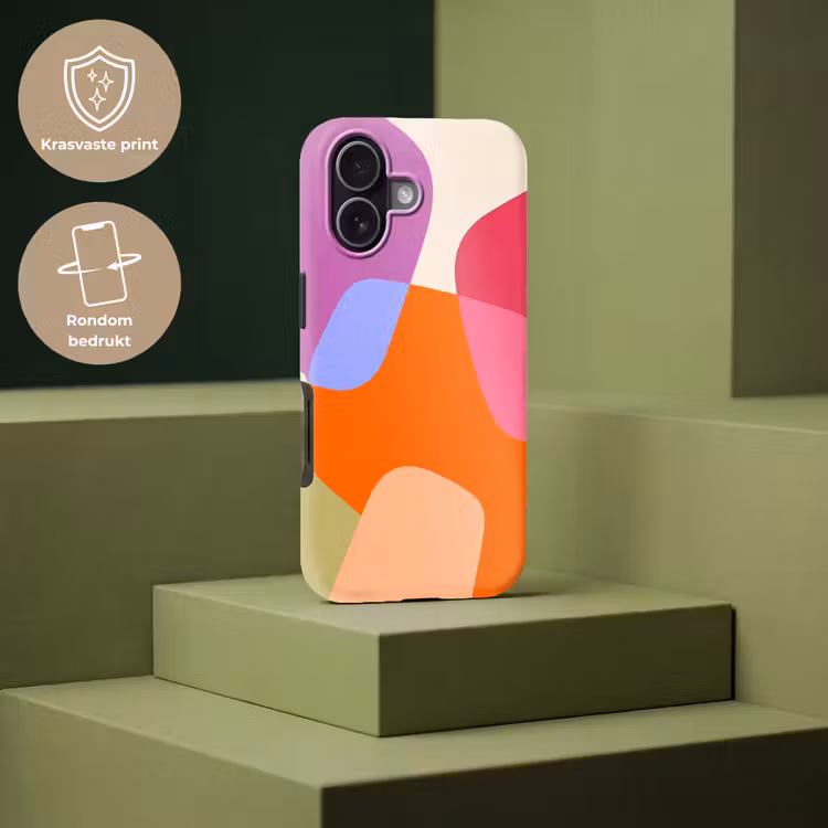 Telefoonhoesje Toughcase - Abstract - Vormen - Modern - Kleurrijk — 7