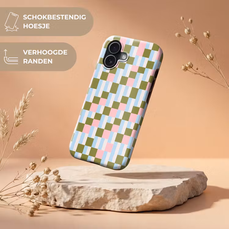 Telefoonhoesje Toughcase - Patroon - Geometrisch - Abstract - Kleurrijk - Modern — 5