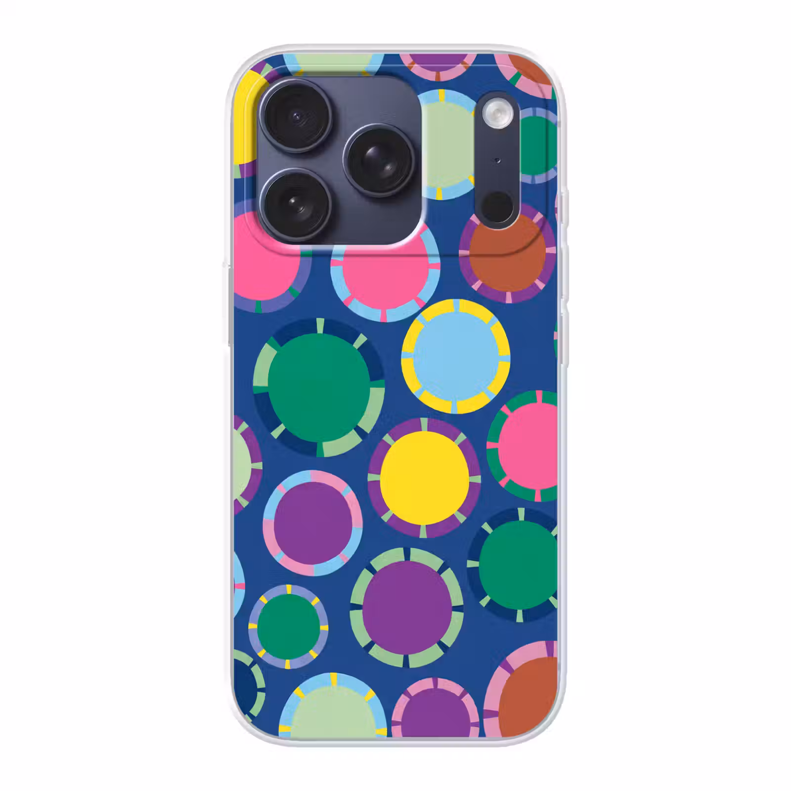 Telefoonhoesje - Patroon - Cirkels - Abstract - Kleurrijk — 1