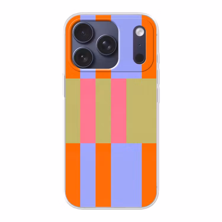 Telefoonhoesje - Abstract - Patroon - Geometrisch - Kleurrijk - Modern — 1