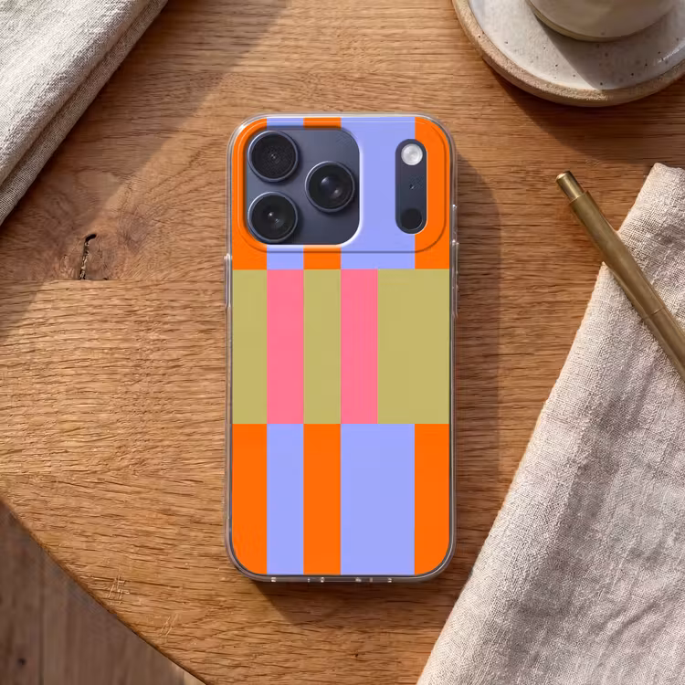 Telefoonhoesje - Abstract - Patroon - Geometrisch - Kleurrijk - Modern — 2