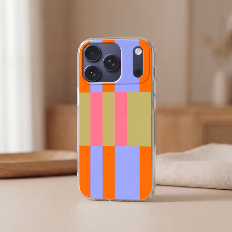 Telefoonhoesje - Abstract - Patroon - Geometrisch - Kleurrijk - Modern — 3