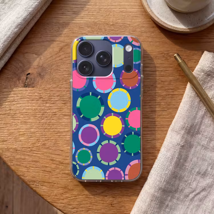 Telefoonhoesje - Patroon - Cirkels - Abstract - Kleurrijk — 2