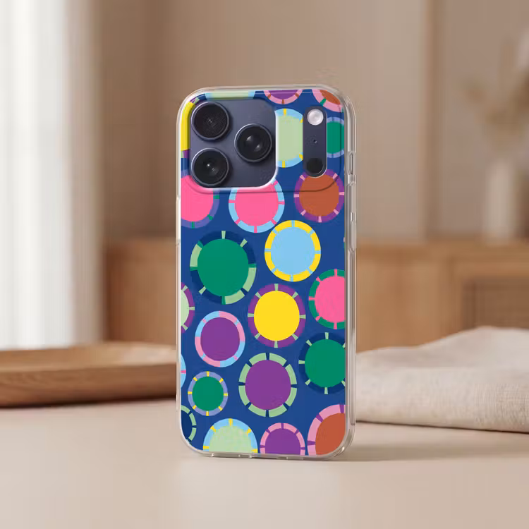 Telefoonhoesje - Patroon - Cirkels - Abstract - Kleurrijk — 3