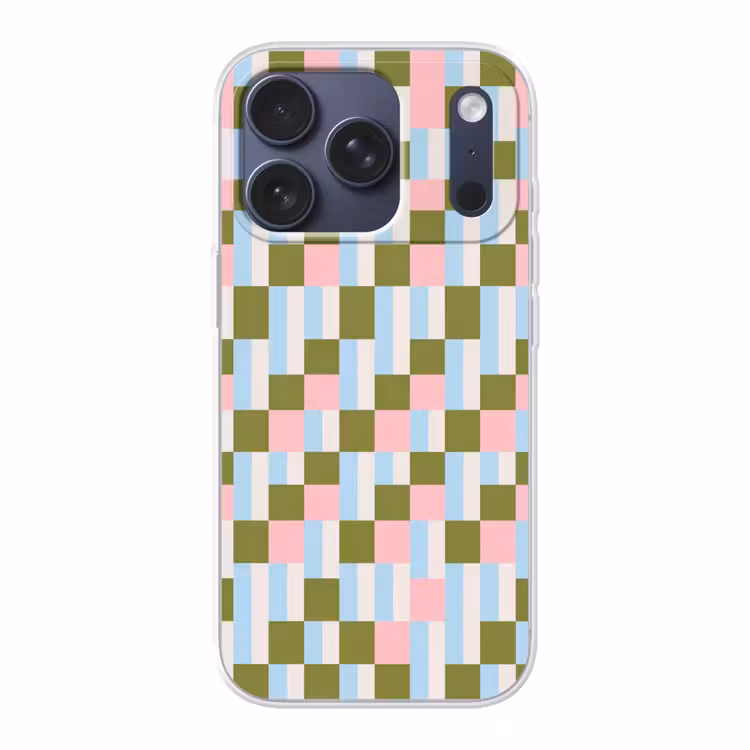 Telefoonhoesje - Patroon - Geometrisch - Abstract - Kleurrijk - Modern — 1