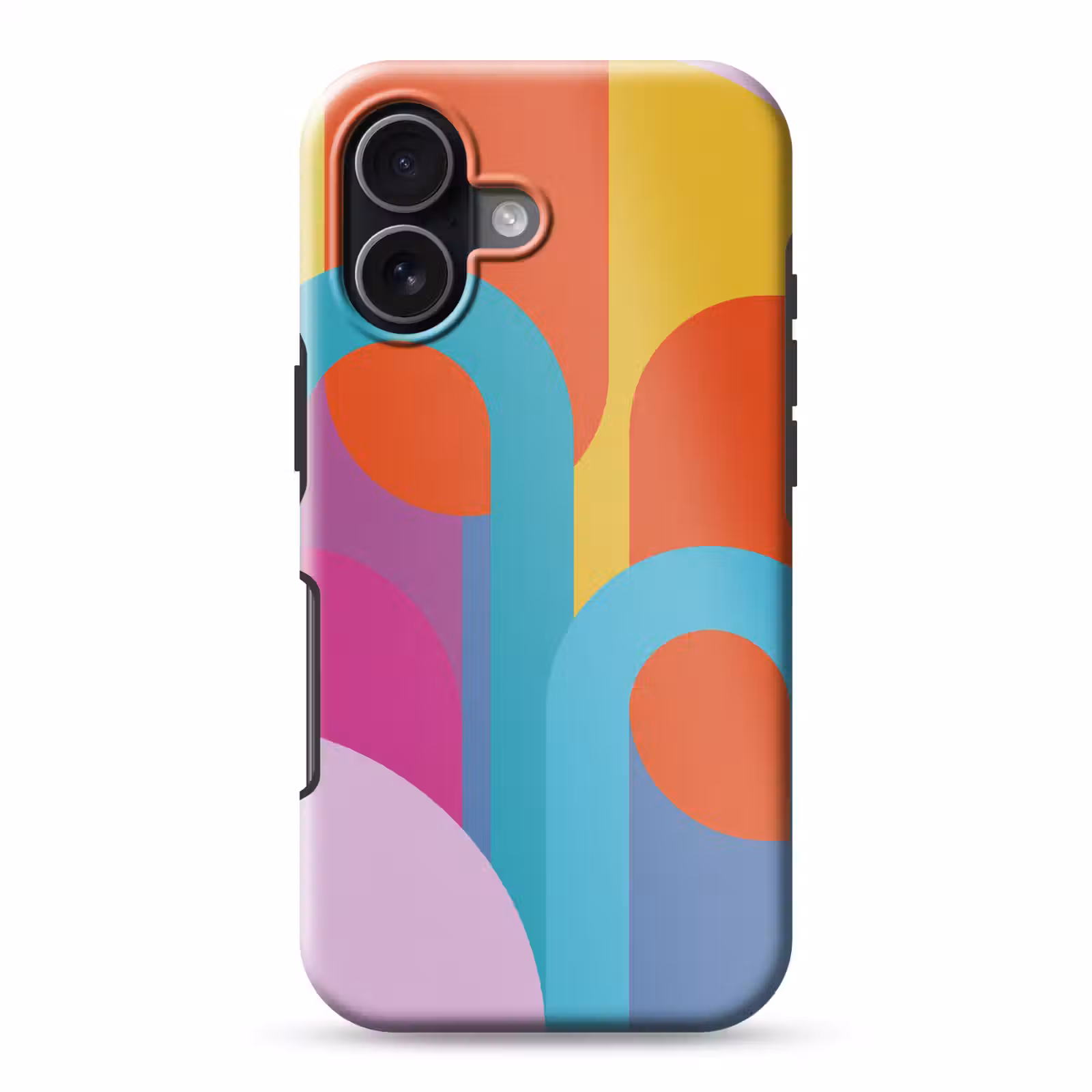 Telefoonhoesje Toughcase - Abstract - Geometrie - Kleurrijk - Modern - Kunst — 1
