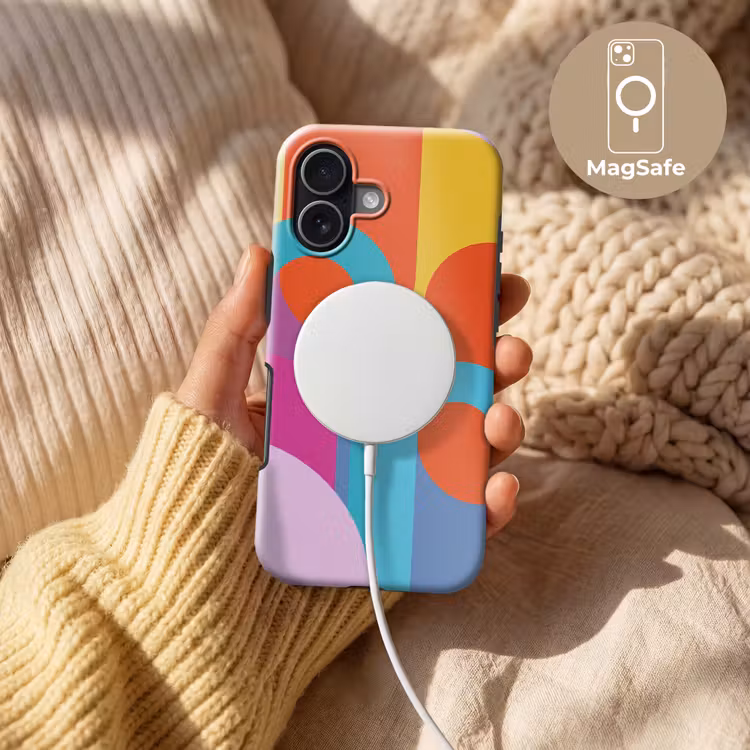 Telefoonhoesje Toughcase - Abstract - Geometrie - Kleurrijk - Modern - Kunst — 8