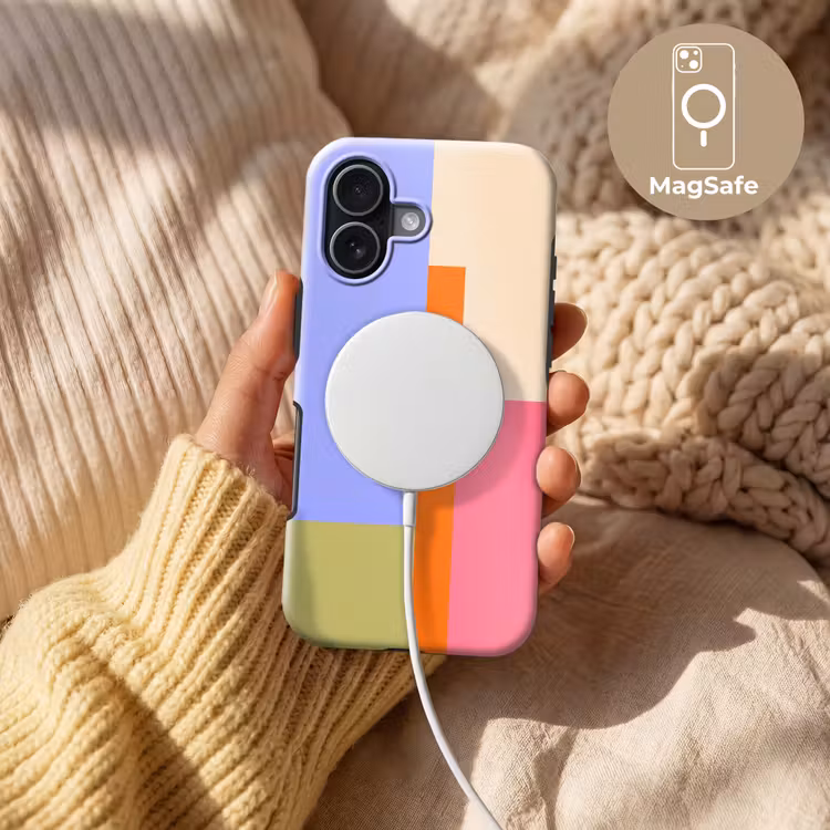 Telefoonhoesje Toughcase - Abstract - Geometrie - Kunst - Modern - Kleurrijk — 8