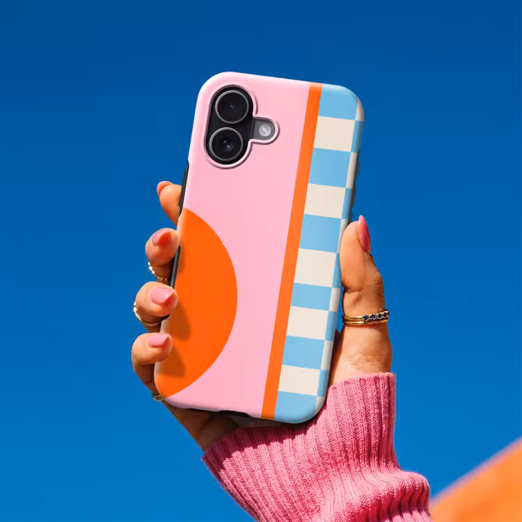Telefoonhoesje Toughcase - Abstract - Vormen - Geometrisch - Modern - Kleurrijk — 2