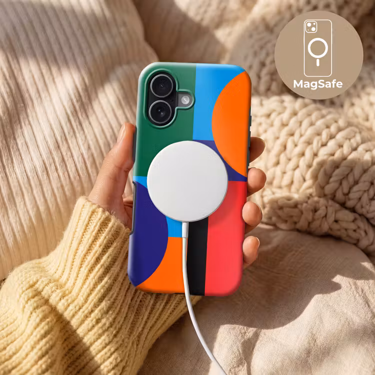 Telefoonhoesje Toughcase - Geometrisch - Abstract - Vormen - Kleurrijk - Modern — 8