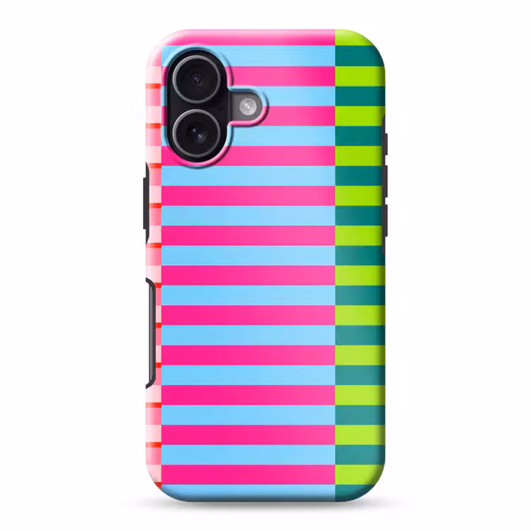Telefoonhoesje Toughcase - Patroon - Strepen - Modern - Abstract - Kleurrijk — 1