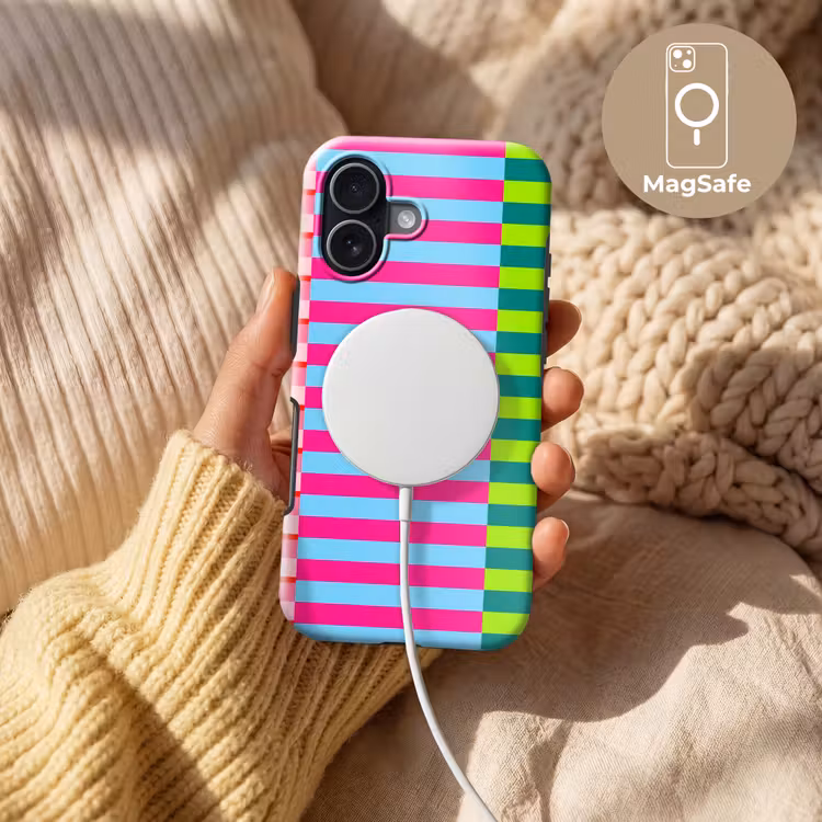 Telefoonhoesje Toughcase - Patroon - Strepen - Modern - Abstract - Kleurrijk — 8