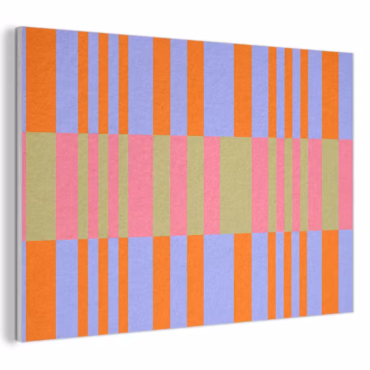 Akoestisch schilderij - Abstract - Patroon - Geometrisch - Kleurrijk - Modern — 1