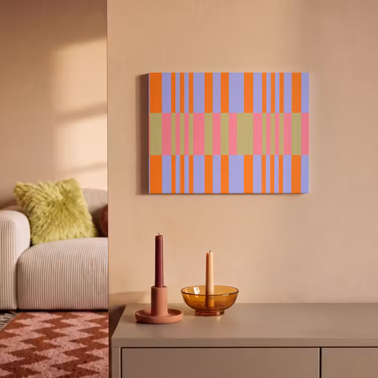 Akoestisch schilderij - Abstract - Patroon - Geometrisch - Kleurrijk - Modern — 2
