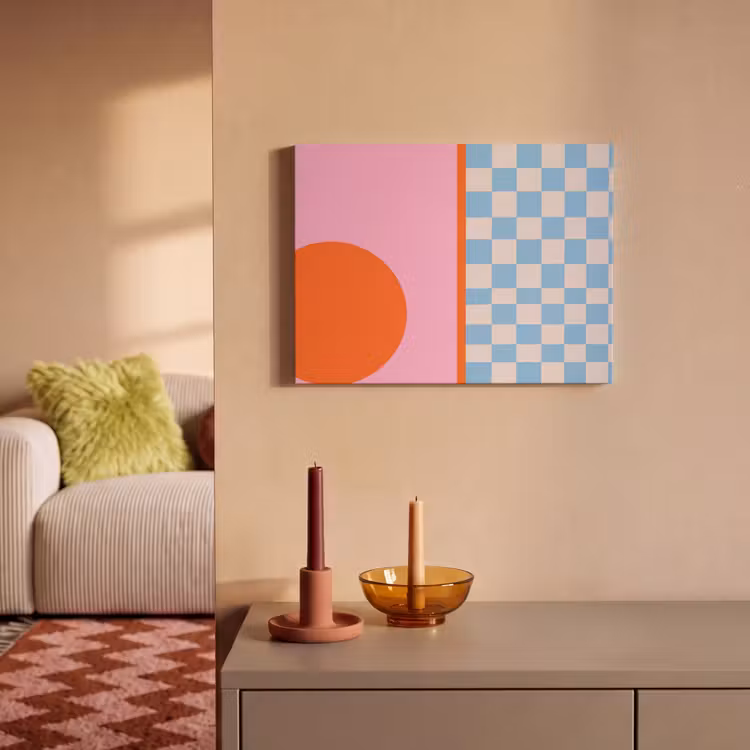 Akoestisch schilderij - Abstract - Vormen - Geometrisch - Modern - Kleurrijk — 2