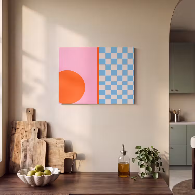 Akoestisch schilderij - Abstract - Vormen - Geometrisch - Modern - Kleurrijk — 3