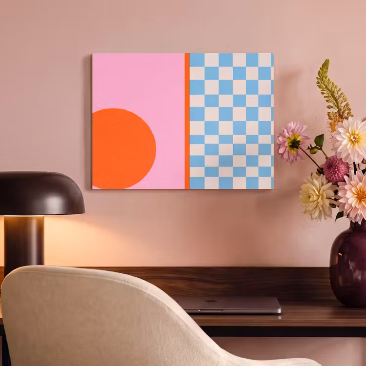 Akoestisch schilderij - Abstract - Vormen - Geometrisch - Modern - Kleurrijk — 4