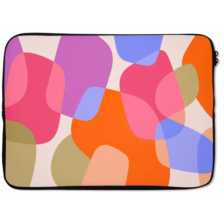 Laptophoes Abstract - Vormen - Modern - Kleurrijk — 1