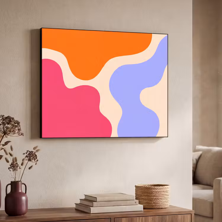 Art frame - Abstract - Organische vormen - Design - Modern - Kleurrijk — 7