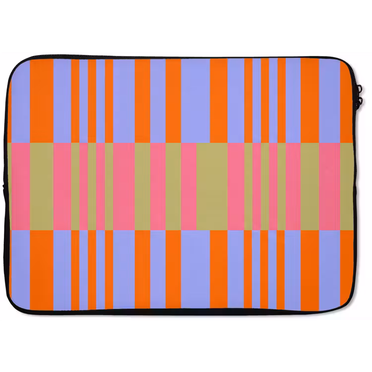 Laptophoes Abstract - Patroon - Geometrisch - Kleurrijk - Modern — 1